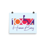 100% Human Being (Poster)
