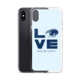 Love Sees No Limits (Halftone Stacked Design, iPhone Case)