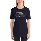 See the Person, Not the Disability (Unisex Dark Color Shirts)