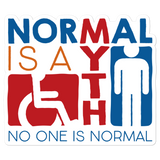 Normal is a Myth (Sign Icons) Sticker