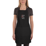 LOVE (for the Special Needs Community) Embroidered Apron
