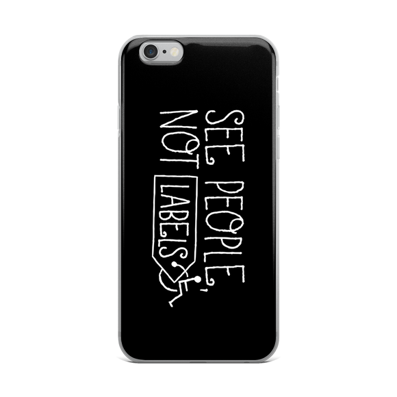 iPhone case See people not labels label disability special needs awareness diversity wheelchair inclusion inclusivity acceptance