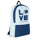 Love Sees No Limits (Halftone Stacked Design, Backpack)