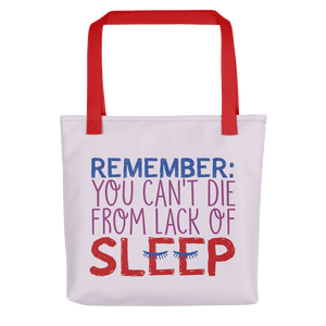 tote bag Special Needs Parents are Proof that you Can't Die from Lack of Sleep rest disability mom dad parenting