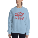 Never Seek Approval to Be Yourself (Unisex Sweatshirt)