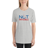 Not Invisible (Adult Light Color Shirts)