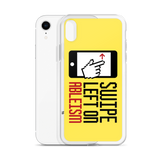 Swipe Left on Ableism (Yellow iPhone Case)