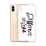 Different Does Not Equal Less (As Seen On Netflix’s Raising Dion) White iPhone Case