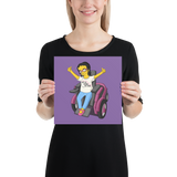 Esperanza From Raising Dion (Yellow Cartoon) Not All Actors Use Stairs Poster