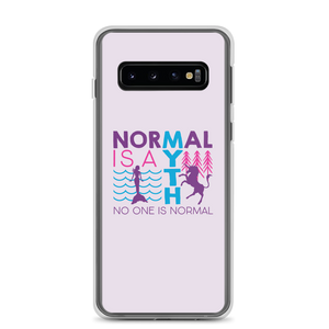 Samsung case normal is a myth mermaid unicorn peer pressure popularity disability special needs awareness inclusivity acceptance
