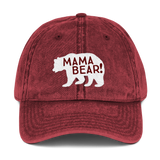 Mama Bear! Vintage Cotton Twill Cap