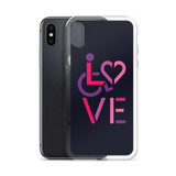 LOVE (for the Special Needs Community) iPhone Case Stacked Design 2 of 3