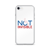 Not Invisible (White iPhone Case)
