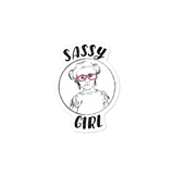 sticker Sassy Girl Sammi Haney Esperanza Netflix Raising Dion fan super sassy wheelchair pink glasses sass sassy disability osteogenesis imperfecta OI