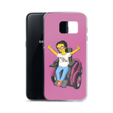 Esperanza From Raising Dion (Yellow Cartoon) Not All Actors Use Stairs Pink Samsung Case