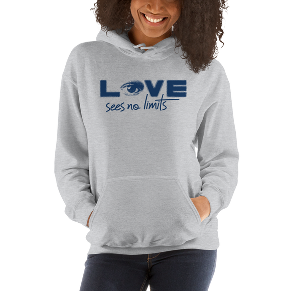 hoodie love sees no limits halftone eye luv heart disability special needs expectations future