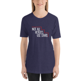 Not All Heroes Use Stairs (Dark Unisex Shirt)