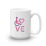LOVE (for the Special Needs Community) Mug Stacked Design 2 of 3