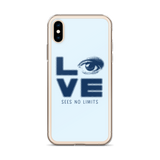 Love Sees No Limits (Halftone Stacked Design, iPhone Case)