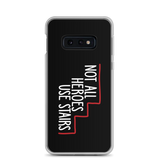 Not All Heroes Use Stairs (Black Samsung Case)