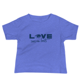 Love Sees No Limits (Halftone Design, Baby Shirt)