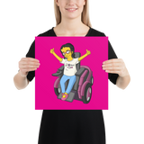 Esperanza From Raising Dion (Yellow Cartoon) D.D.N.E.L. Poster