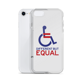 Different but Equal (Disability Equality Logo) iPhone Case
