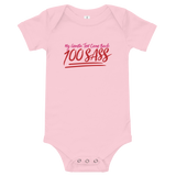 baby onesie babysuit bodysuit My Genetic Test Came Back 100 Sass sassy DNA 100 100% results Raising Dion Esperanza Sammi Haney rare disease chromosomes