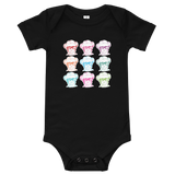 Sammi Haney (Esperanza - Raising Dion) 9 Faces Baby Onesie