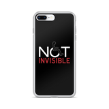 Not Invisible (Black iPhone Case)