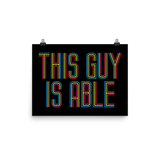 This Guy is Able (Men's Poster)