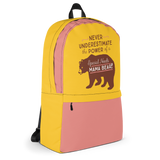 Never Underestimate the power of a Special Needs Mama Bear! Backpack