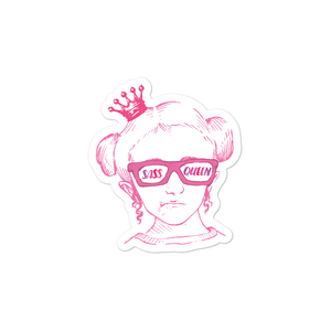 sticker Sass Queen Fan Sammi Haney Esperanza Netflix Raising Dion sassy wheelchair pink glasses disability osteogenesis imperfecta