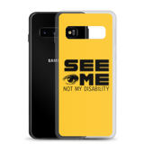 See Me Not My Disability (Halftone) Samsung Case