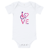 LOVE (for the Special Needs Community) Onesie Stacked Design 2 of 3