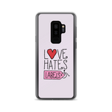 Love Hates Labels (Pink Samsung Case)