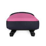 I Love Pink (Esperanza - Raising Dion) Pink on Navy Backpack