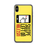 Swipe Left on Ableism (Yellow iPhone Case)