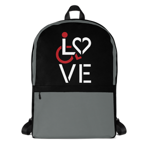 backpack school showing love for the special needs community heart disability wheelchair diversity awareness acceptance disabilities inclusivity inclusion