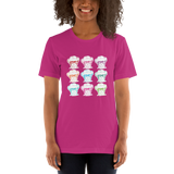 Sammi Haney (Esperanza - Raising Dion) 9 Faces with Outline, Unisex T-Shirt