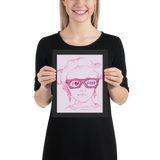framed poster I love Pink pink glasses love luv heart Raising Dion Esperanza fan Netflix Sammi Haney