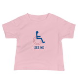 See Me (Not My Disability) Baby White/Pink Shirts