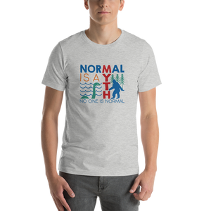 shirt normal is a myth big foot loch ness lochness yeti sasquatch disability special needs awareness inclusivity acceptance activism