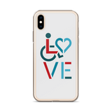 LOVE (for the Special Needs Community) iPhone Case Stacked Design 3 of 3