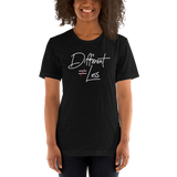 Different Does Not Equal Less (Original Clean Design) Adult Dark Color Shirts