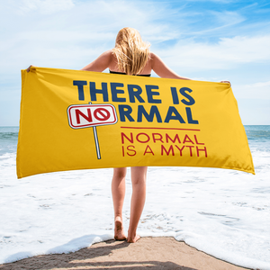 beach towel there is no normal myth peer pressure popularity disability special needs awareness diversity inclusion inclusivity acceptance activism