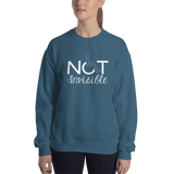 Not Invisible (Sweatshirt - Dark Colors Women's Design)