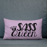 Sass Queen (Pillow 20x12 or 18x18)