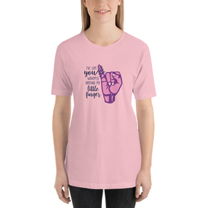 Shirt I’ve got you wrapped around my little finger spoiled sassy cute charming daddy’s little girl sammi haney cutesy girly sass