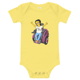 Esperanza From Raising Dion (Yellow Cartoon) Not All Actors Use Stairs Baby Onesie